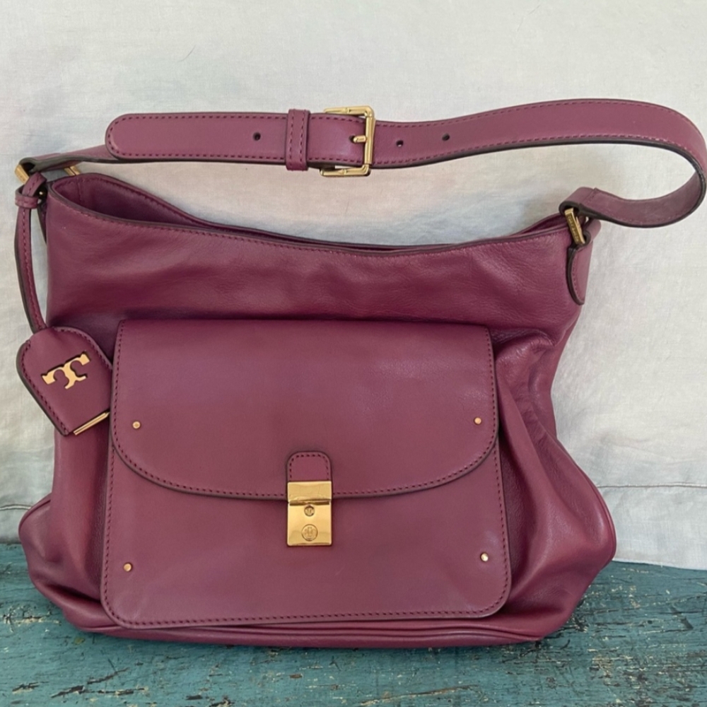 Elegant Purple Shoulder Bag - Picture 3 of 12